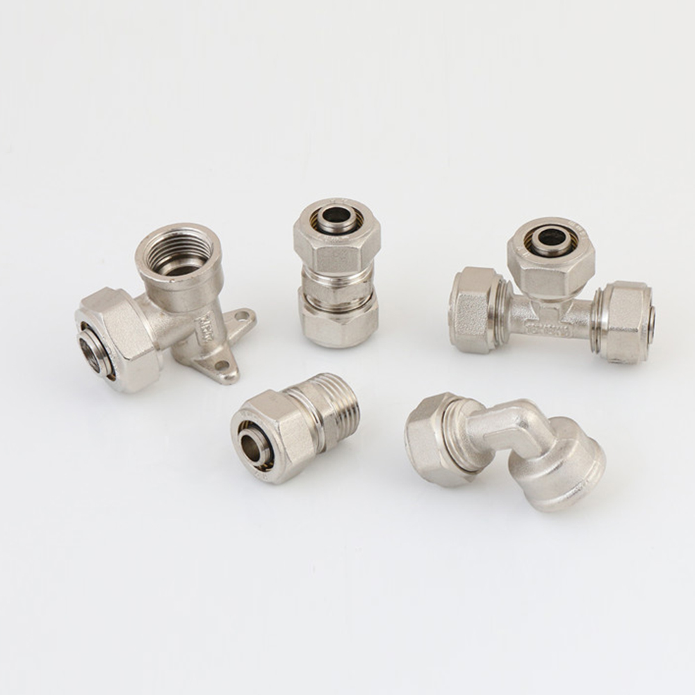 Brass compression fittings for pex-al-pex pipe